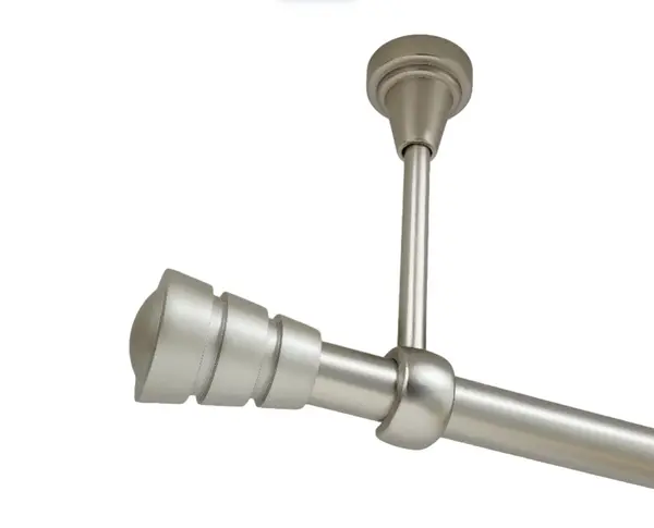 Galerie simpla prindere tavan fara inele corso 19 mm crom mat