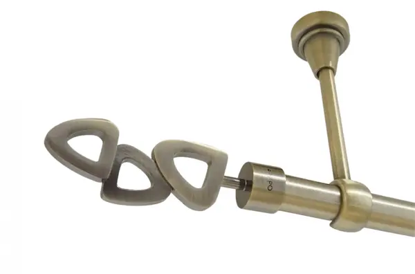 Galerie simpla prindere tavan fara inele LILLET 19 MM aur antic