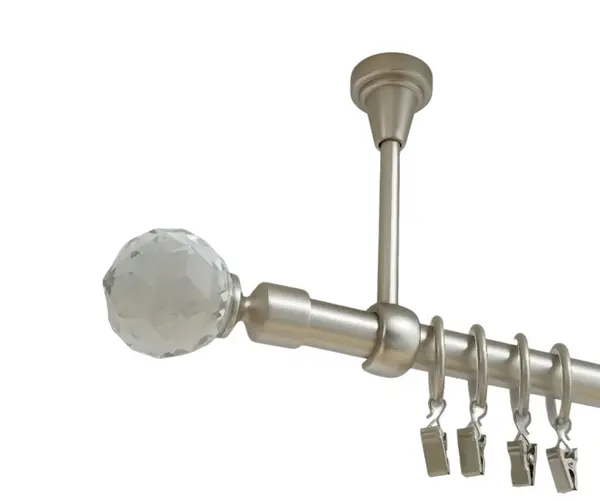 Galerie simpla prindere tavan kula crystal 19 mm crom mat