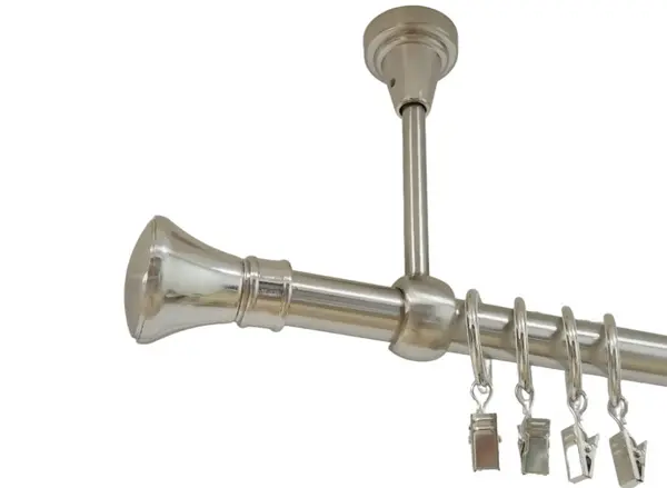 Galerie simpla prindere tavan prince 19 mm inox