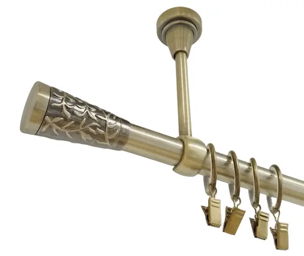 Galerie simpla prindere tavan SEVILLA 19 mm aur antic
