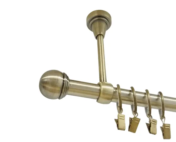 Galerie simpla prindere tavan TODI MAX 19 mm aur antic