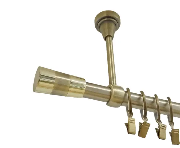 Galerie simpla prindere tavan VALEO 19 mm aur antic