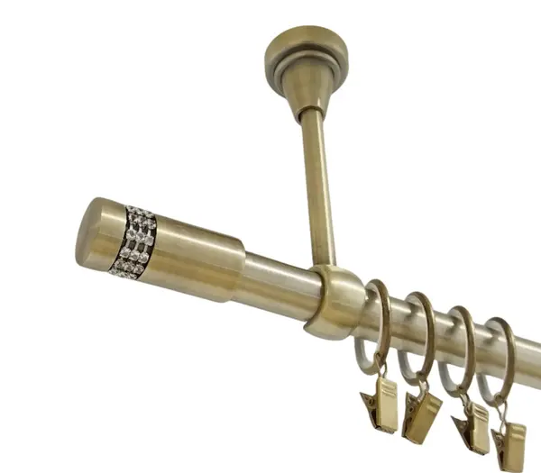 Galerie simpla prindere tavan XANTOS 19 mm aur antic