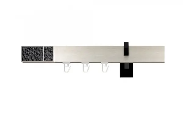 Galerie SIMPLA Square Line - Boss negru cu suport negru