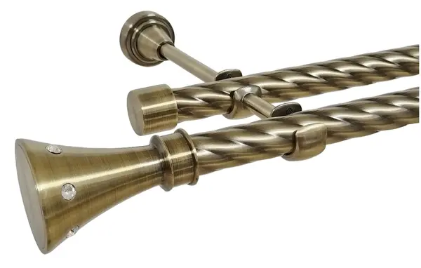 Galerie TWIST dubla CARTER fara inele 19/19 mm - aur antic