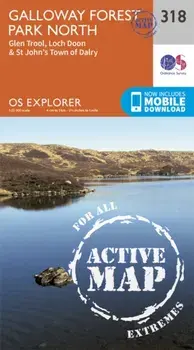 Galloway Forest Park North. September 2015 ed, Sheet Map/Ordnance Survey