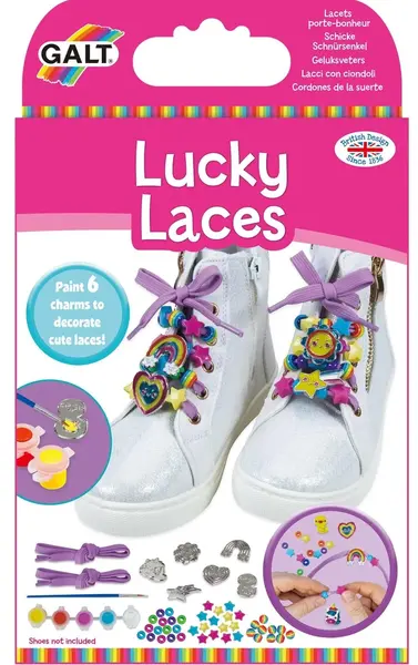 Galt Creative Kit - Șireturi fericite DIY Happy Shoelaces