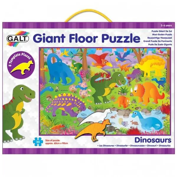 Galt Giant Floor Puzzle: Dinozauri (30 piese)