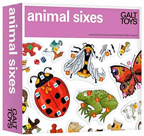 Galt Kids Puzzle Game - Colecționează animalele, 74 piese