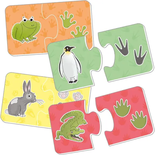 Galt Puzzle de asociere - animalutele si urmele lor