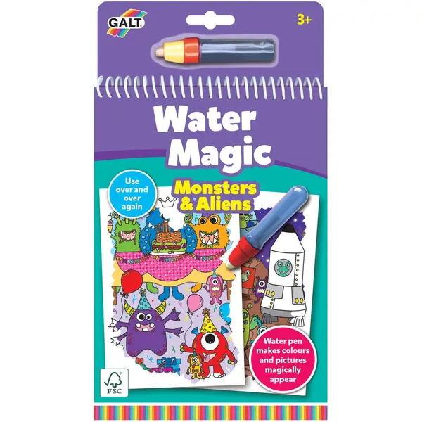 Galt Water Magic: Carte de colorat Monstruleti si extraterestrii