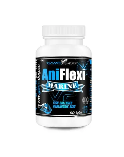GAME DOG AniFlexi Marine Suplimente pentru caini, pentru sustinerea sistemului musculo-scheletic 80 tablete