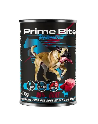 GAME DOG Prime Bite capră și sfeclă 400g hrană umedă monoproteică pentrucâini sensibili