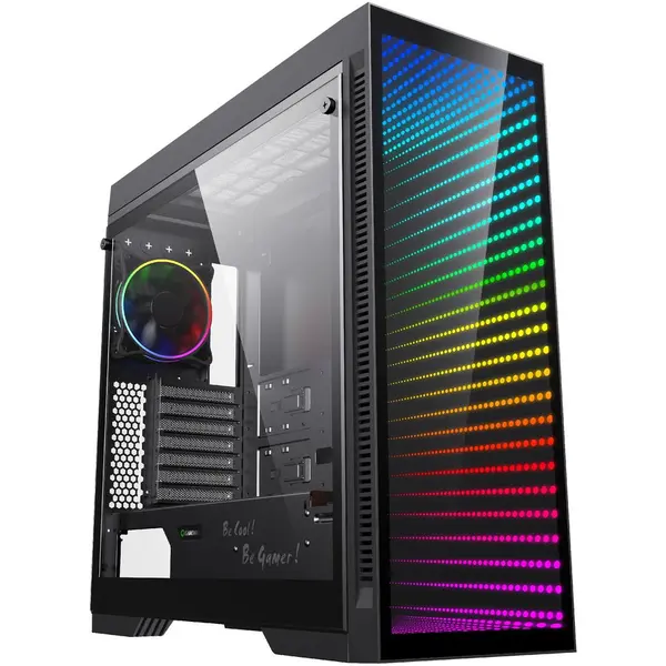 Gamemax Carcasa PC Gamemax Abyss TR, MidTower, Negru
