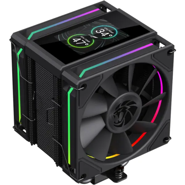 Gamemax Cooler CPU Gamemax, LCD 2.8 inch, ARGB, TDP 245W