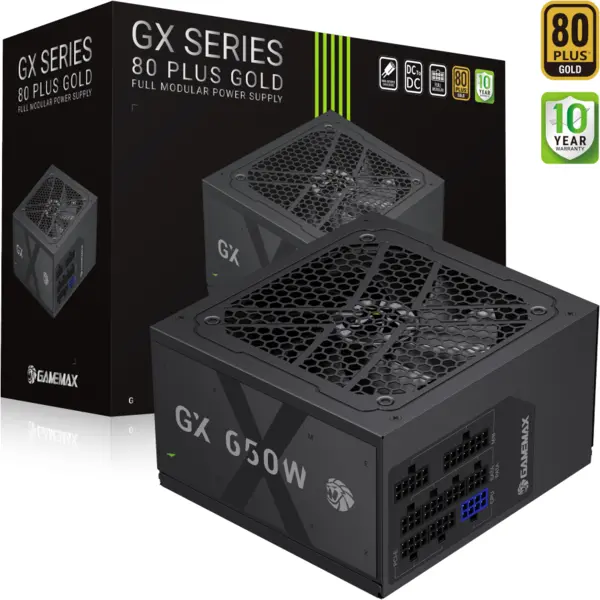 Gamemax Gamemax | PSU | GX 650GF | 650W | Gold | Full Modular