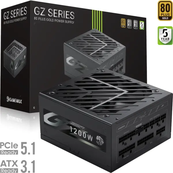 Gamemax Gamemax | PSU | GZ 1200G | 1200W | Gold | Full Modular