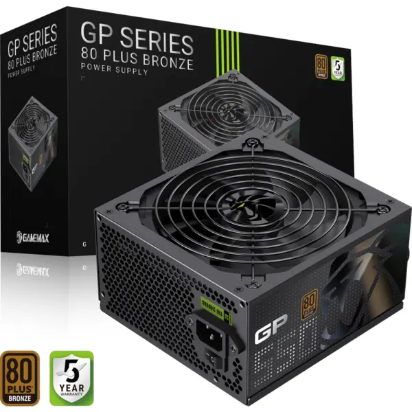 Gamemax Sursa alimentare Gamemax GP 550B, 80+ Bronze, 550W