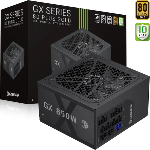 Gamemax Sursa alimentare Gamemax GX 850GF, 80+ Gold, 850W