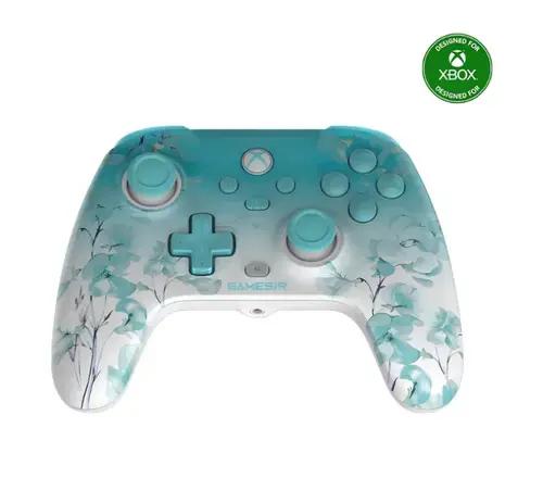 Gamepad GameSir T7 Pro Wired cu Hall Effect si 2 Butoane Spate pentru Xbox / PC – Floral Edition (Multicolor)