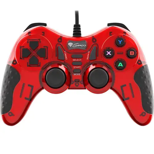 Gamepad Genesis Mangan 200, PC (Rosu)