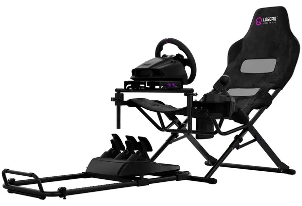 Gaming cockpit Lorgar - Flex RAF1, pliabil, negru