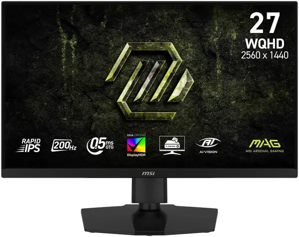 Gaming monitor MSI - MAG 274QPF E20, 27'', 200Hz, 0.5ms, Rapid IPS