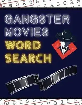 Gangster Movies Word Search: 50+ Film Puzzles - With Action Movie Pictures - Have Fun Solving These Large-Print Word Find Puzzles!, Paperback/Makmak Puzzle Books