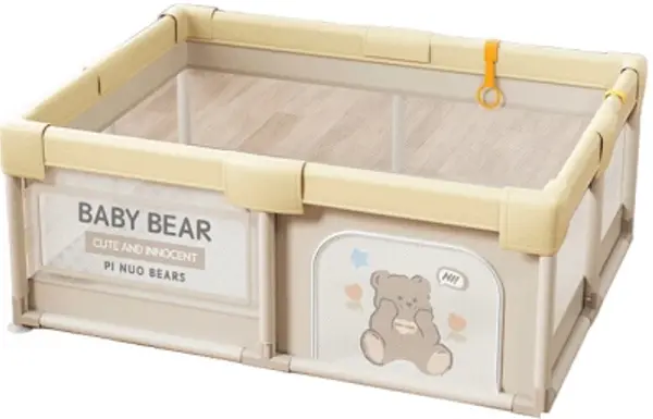 Gard pentru bebeluși Sonne - Cody cu fermoar, covor si bile, 180 х 200 х 65 cm