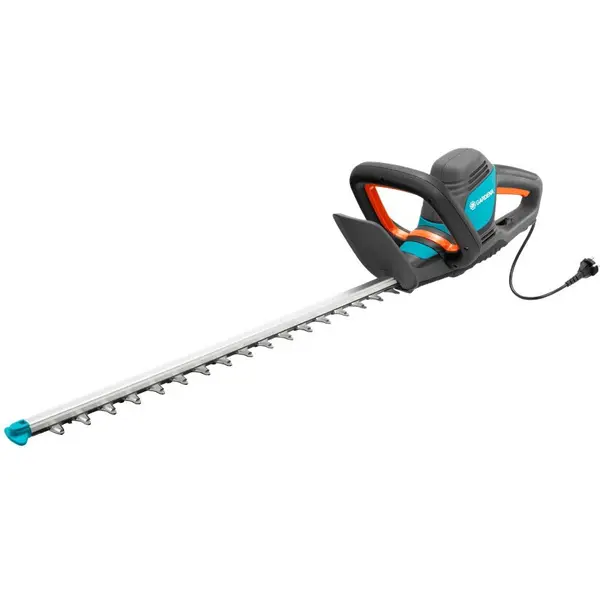 GARDENA Trimmer electric, Gardena 600-55, 600W, lungime lama 55 cm, distanta intre dinti 27mm, Verde-Negru
