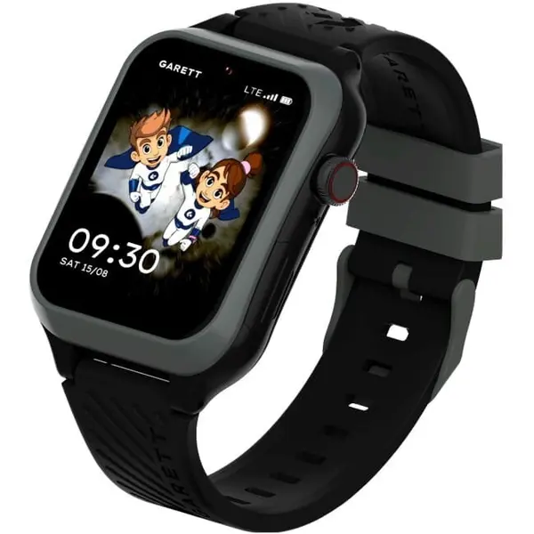 Garett Ceas inteligent pentru copii Garett Essa 4 AI, 1.78 inch, AMOLED, Negru