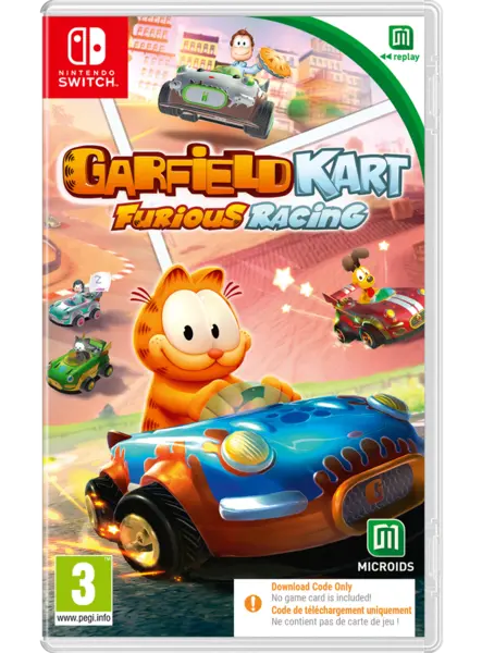 Garfield Kart - Furius Racing Replay (code In A Box) Nintendo Switch|PlayStation 4|Xbox One|macOS|PC