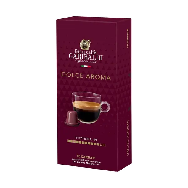 Garibaldi Dolce Aroma capsule compatibile Nespresso 10 buc