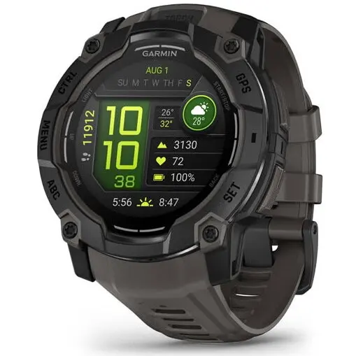 GARMIN Smartwatch Garmin Instinct 3, 45mm, AMOLED, Negru