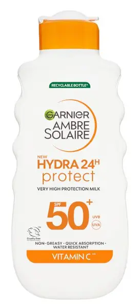 Garnier Ambre Solaire Lapte de protecție solară, SPF50+, 175 ml