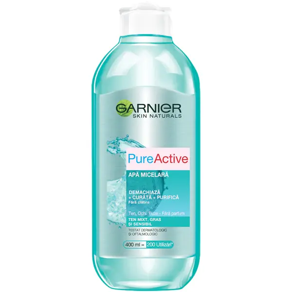 Garnier Apa micelara, 400 ml, Skin Naturals, Pure Active