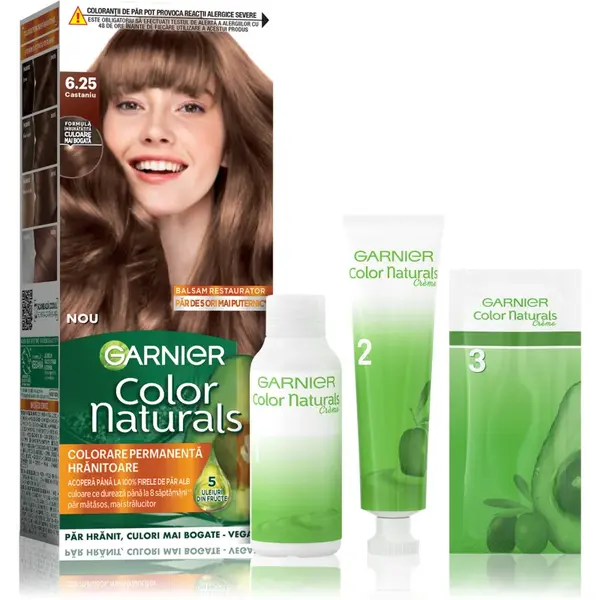 Garnier Color Naturals Creme culoare par culoare 6.25 Castaniu 1 buc