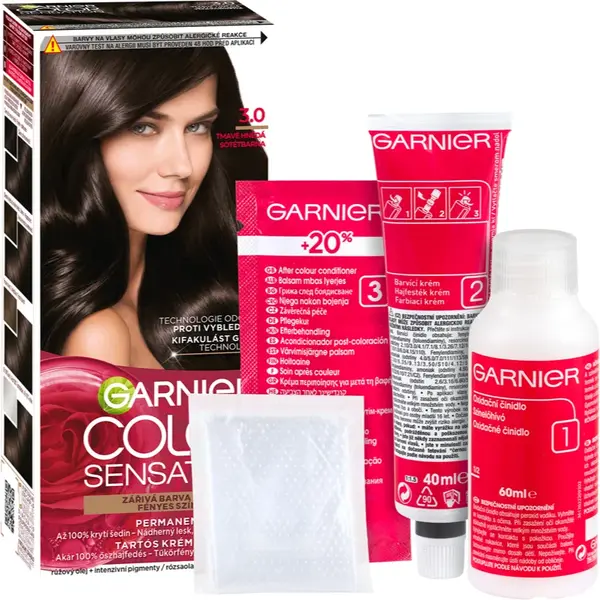 Garnier Color Sensation culoare par culoare 3.0 Prestige Brown 1 buc