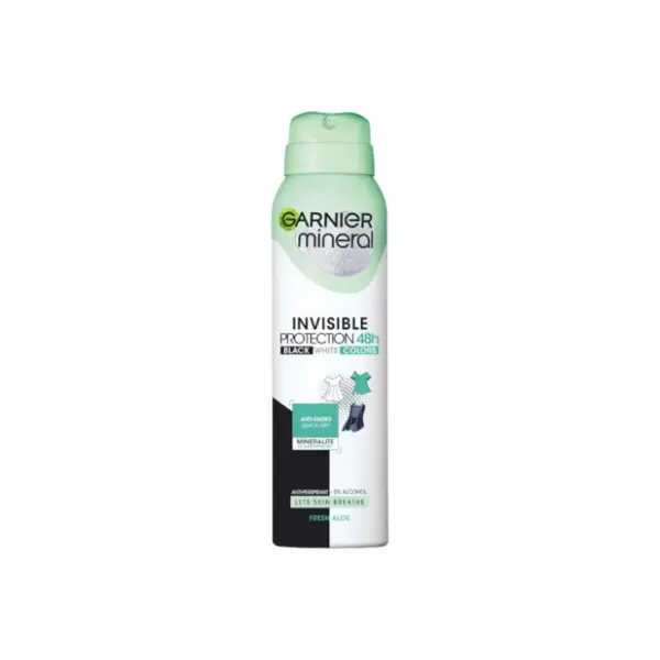 Garnier Deo Mineral Invisible Black&White&Colors Spray deodorantpentru Femei Volum 150 ml