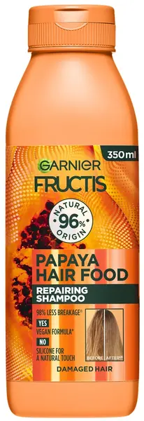Garnier Fructis Hair Food Șampon reparator cu papaya, 350 ml