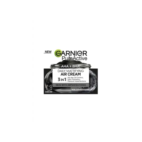 Garnier Pure Active Charcoal Air Cremă matifiantă împotriva imperfecțiunilor Volum 50 ml