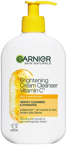 Garnier Skin Naturals Cremă de curățare a feței Vitamin C, 250 ml