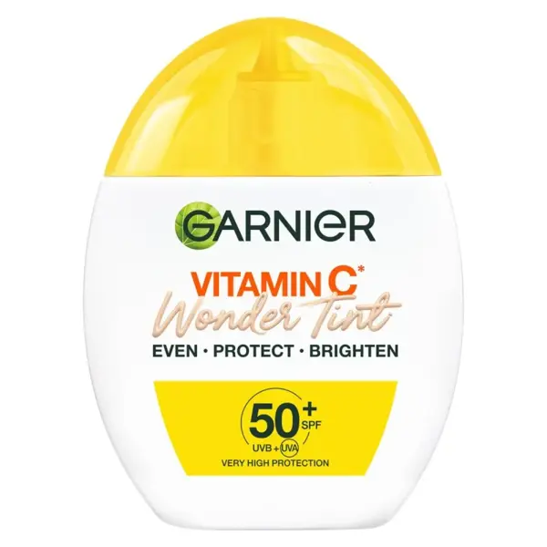 Garnier Skin Naturals Vitamin C Wonder Tint SPF 50+ Protecție solară de seară pentru ten Volum 40 ml Light