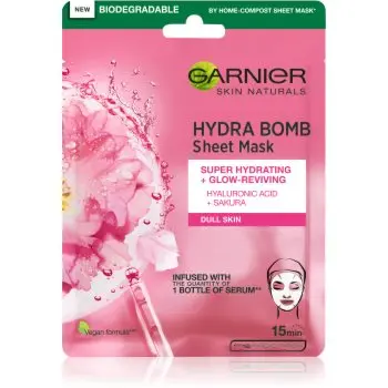 Garnier Textil Masks Hydra Bomb mască textilă hidratantă