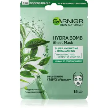 Garnier Textil Masks Hydra Bomb mască textilă hidratantă