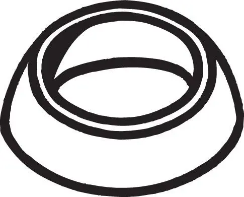 Garnitura, racord evacuare BOSAL 256-072