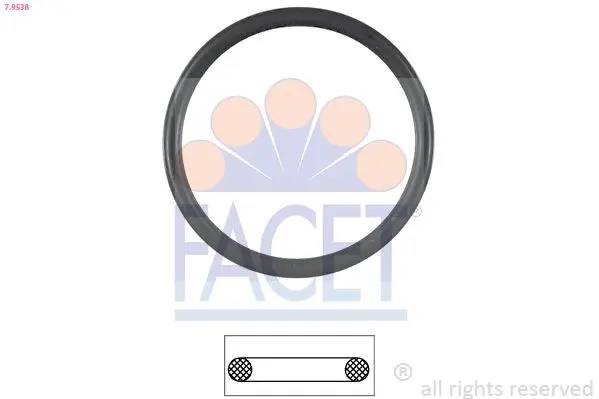 Garnitura termostat FACET Made in Italy - OE Equivalent 7.9538