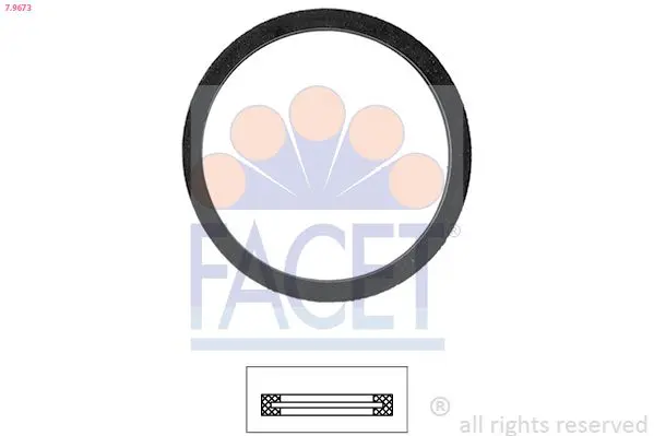 Garnitura termostat FACET Made in Italy - OE Equivalent 7.9673