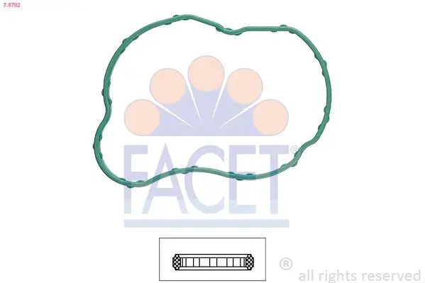 Garnitura termostat FACET Made in Italy - OE Equivalent 7.9702